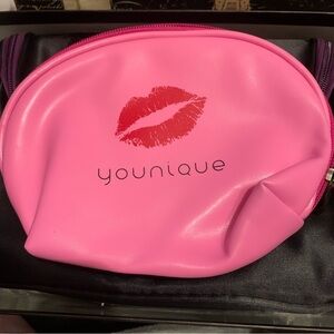 Younique pink makeup bag
